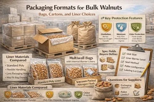Retail Packaging Programs for Walnuts: Private Label and QC Points - Walnut Industrial Applications — Atlas Global Trading Co.