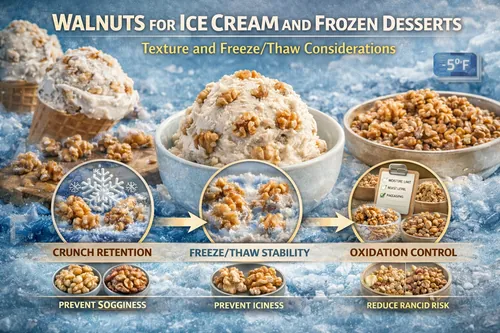 Walnuts for Ice Cream and Frozen Desserts: Texture and Freeze/Thaw Considerations - Walnut Industrial Applications — Atlas Global Trading Co.