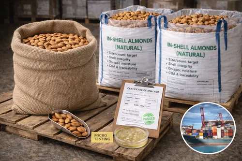 Bulk In-shell almonds (natural) supplier — Atlas Global Trading Co.